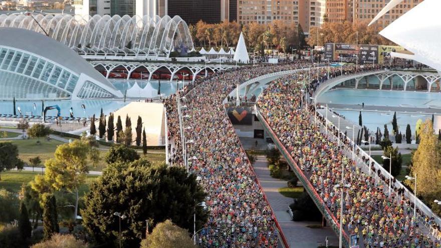 El Maratón de València fija su límite en 25.000 dorsales para el próximo año