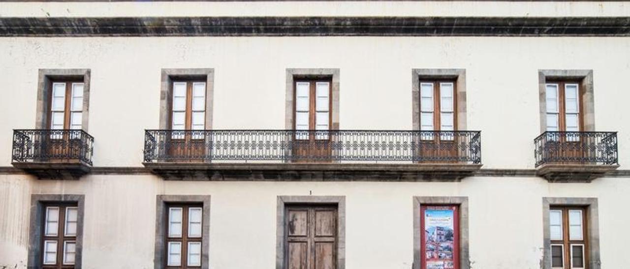 La fachada del inmueble en venta en La Orotava