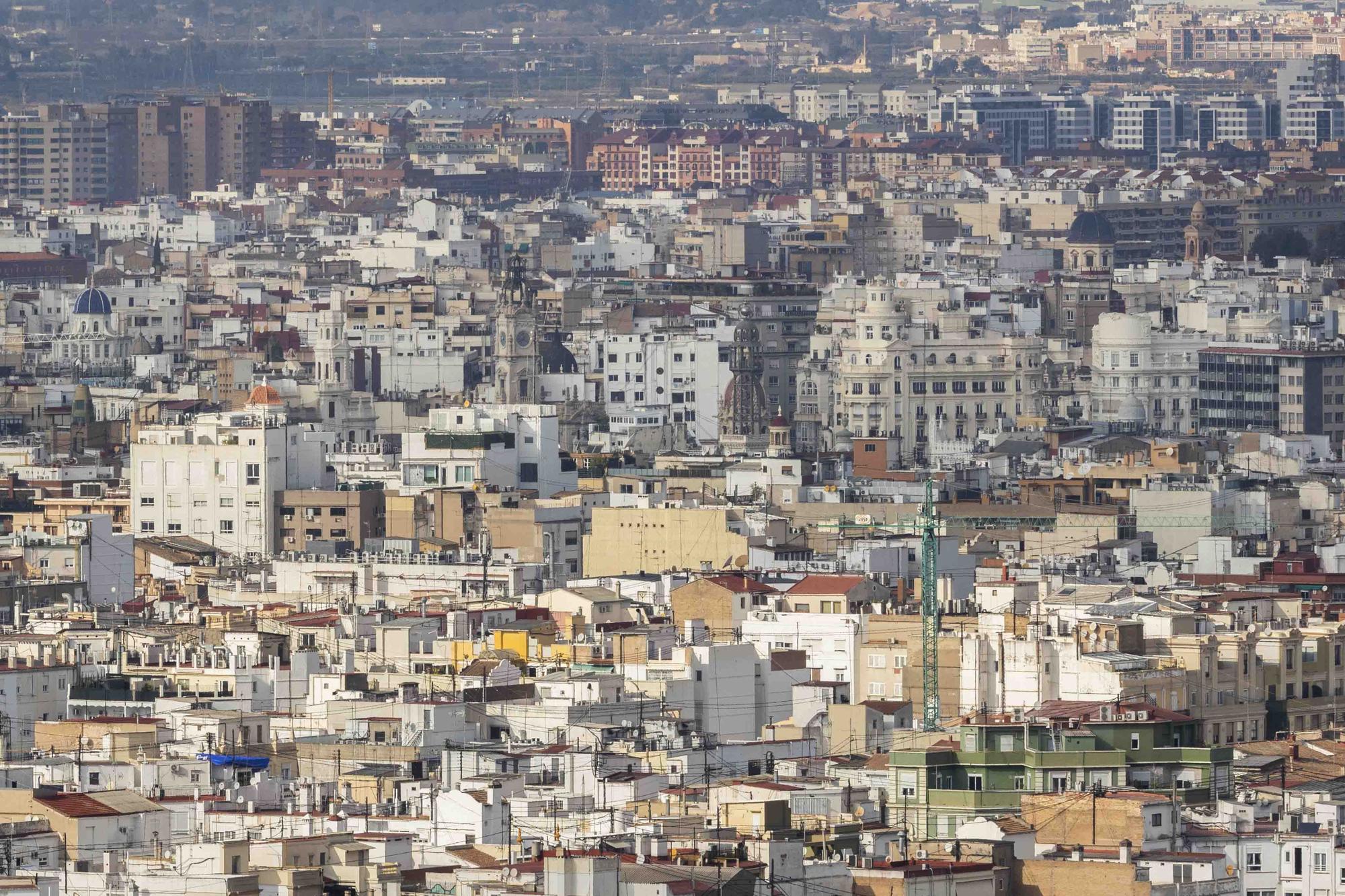 València a vista de pájaro: desde la Torre de Francia