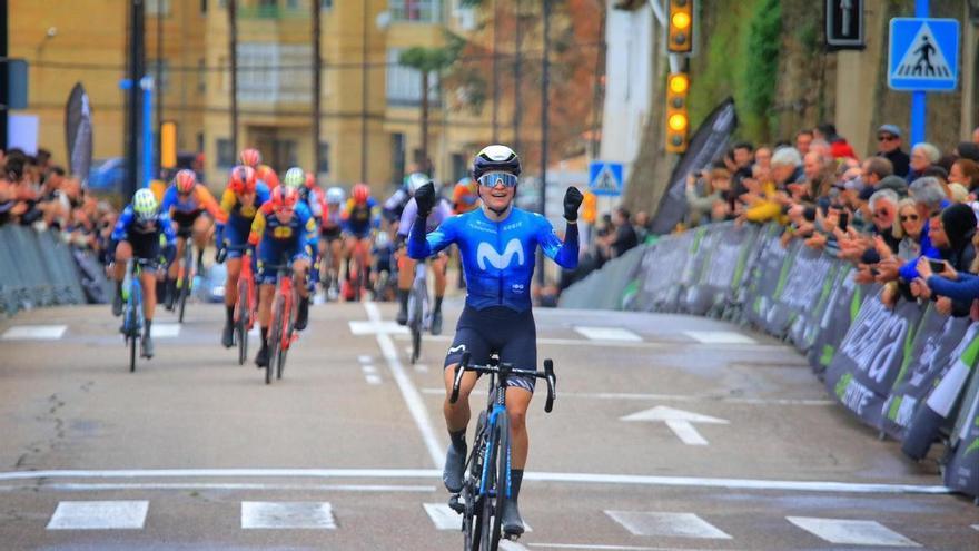 Canadian Olivia Baril, first leader of the Women's Tour of Extremadura