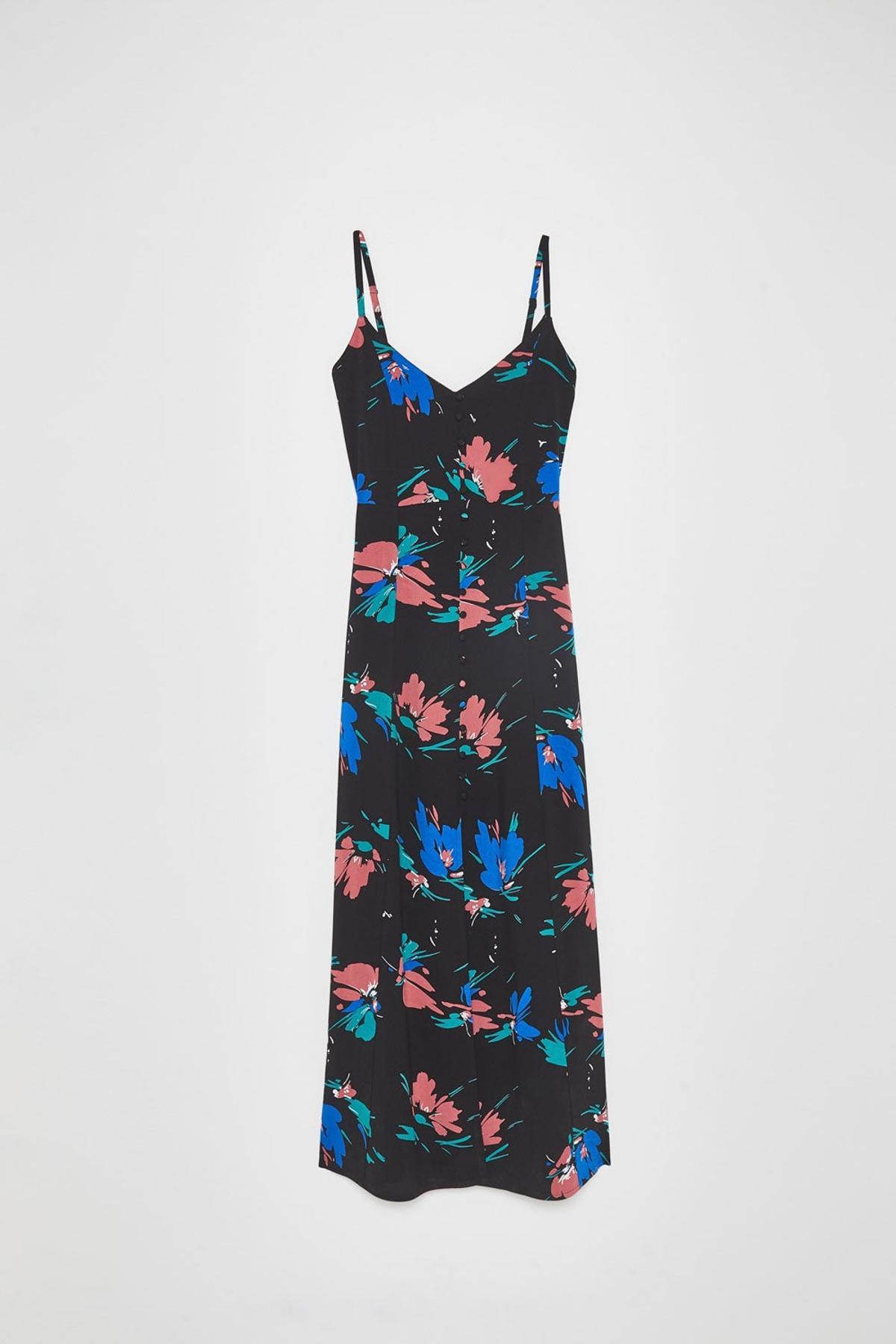 Vestido flores de Sfera (precio: 19,99 euros)