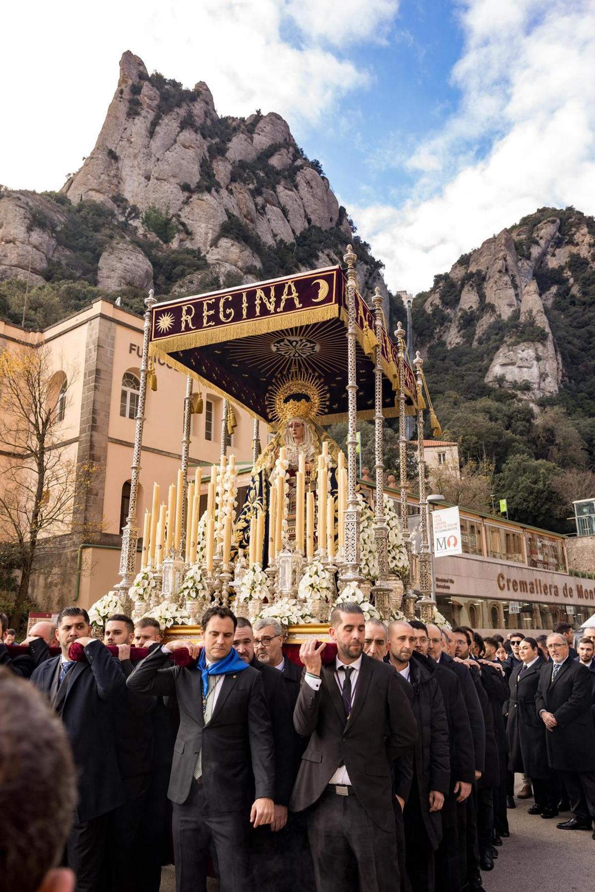 La Verge de Montserrat de Sevilla a l'abadia