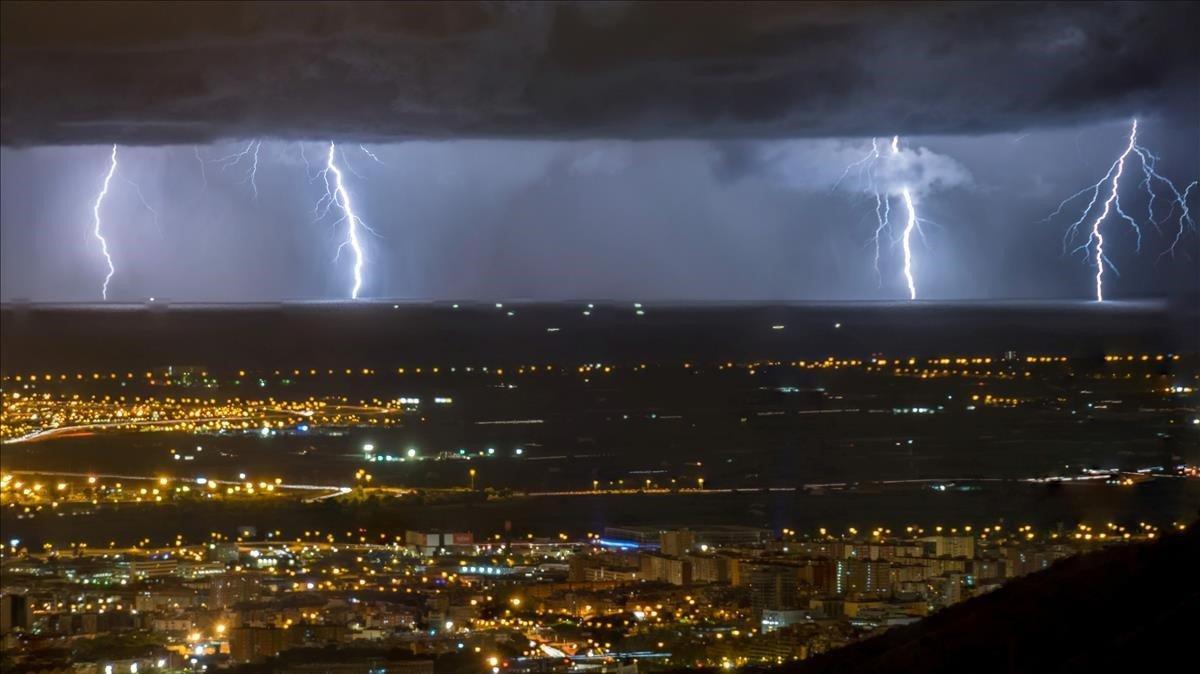 La tormenta de la pasada semana en Barcelona.