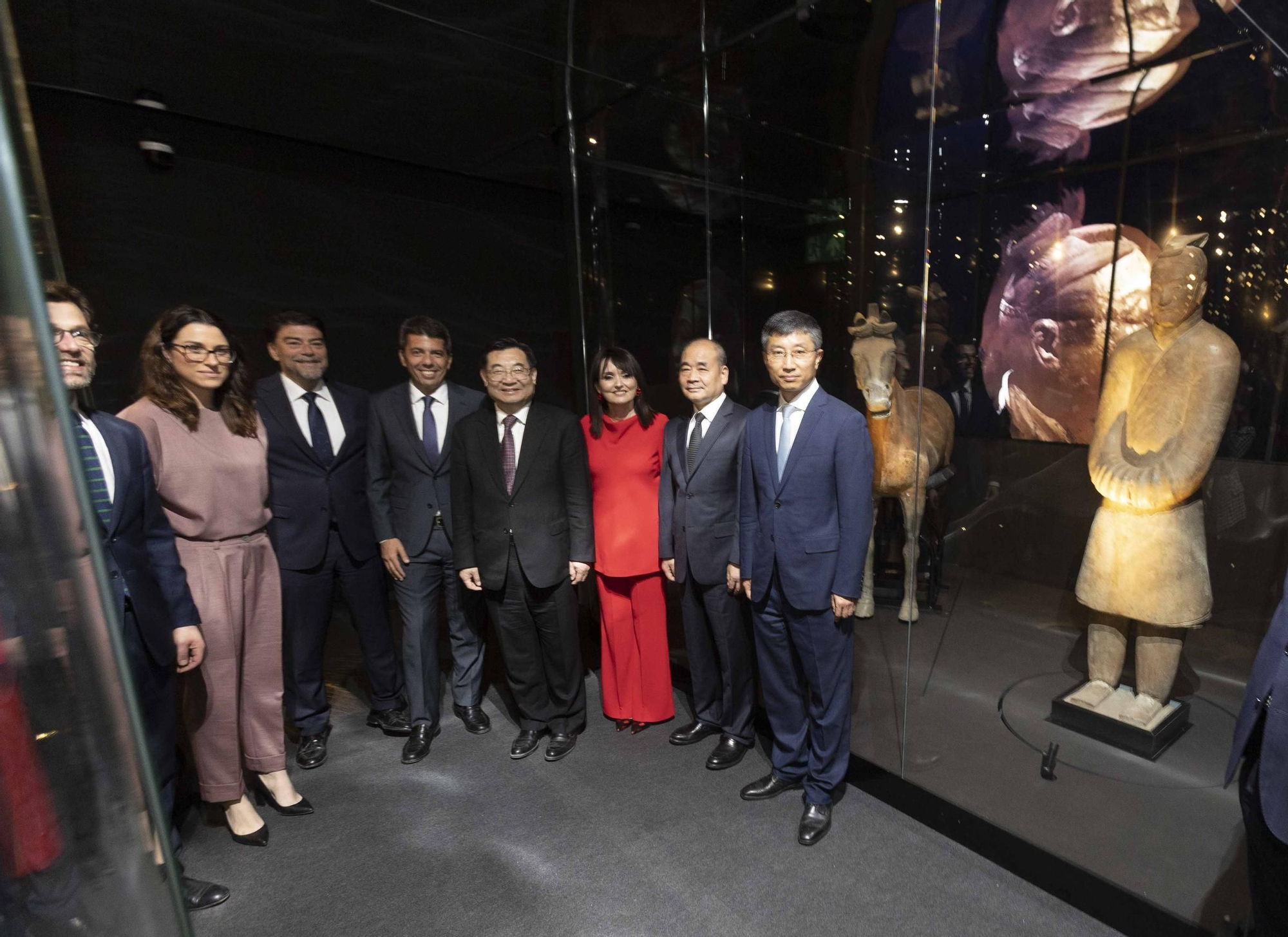 La inauguración de la exposición El legado de las dinastías Qin y Han. Los guerreros de Xian