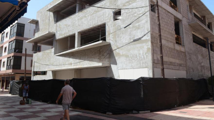 Obra del Centro Cívico Las Galletas, en Arona.