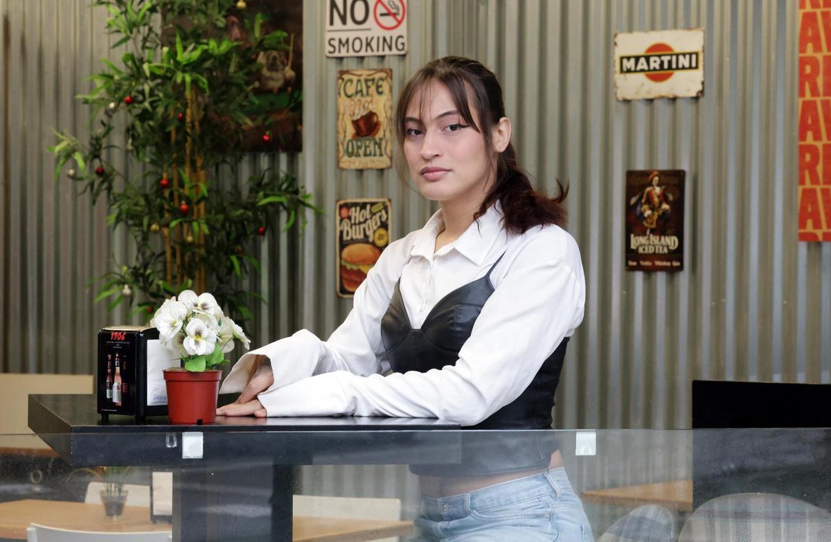 Ashley Julieth, ayer en Vigo