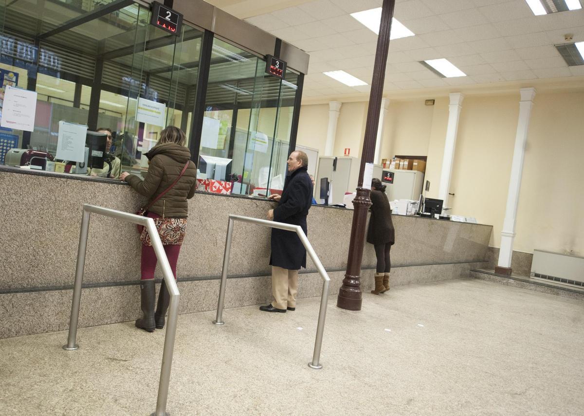 Oficina de recaudación municipal de A Coruña.