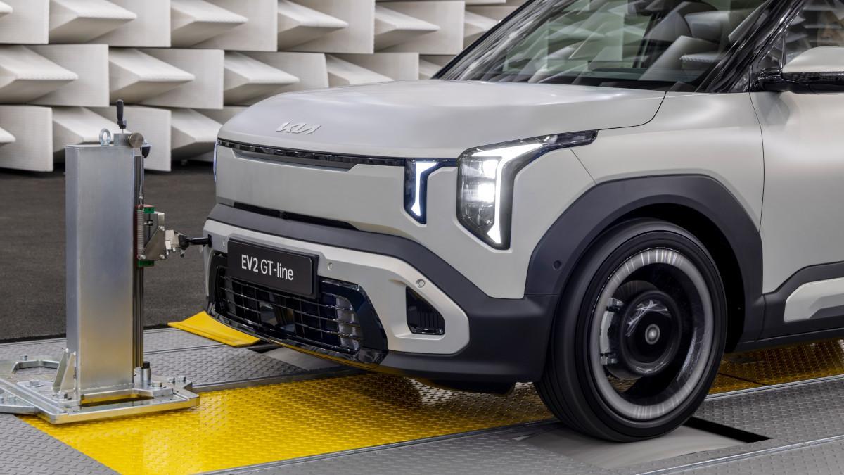 Ensayos de reducción de ruido para el Kia EV2 en centro Técnico de Hyundai Motor Europe