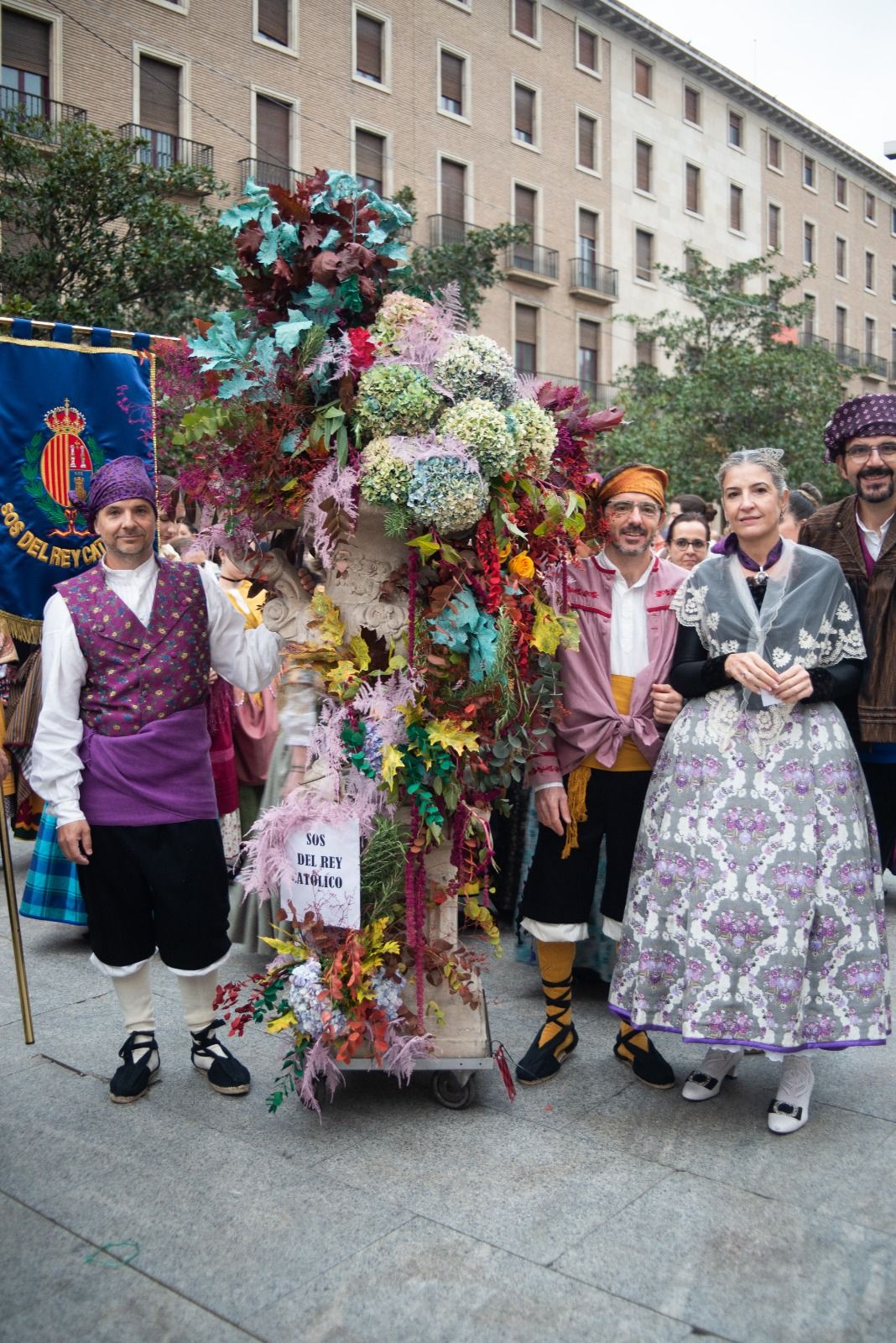 Concurso de traje aragonés de la Ofrenda de flores