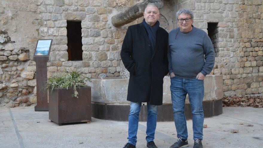 Joaquim Tremoleda i Jordi Puig, alcalde i regidor de Cultura de Lladó.