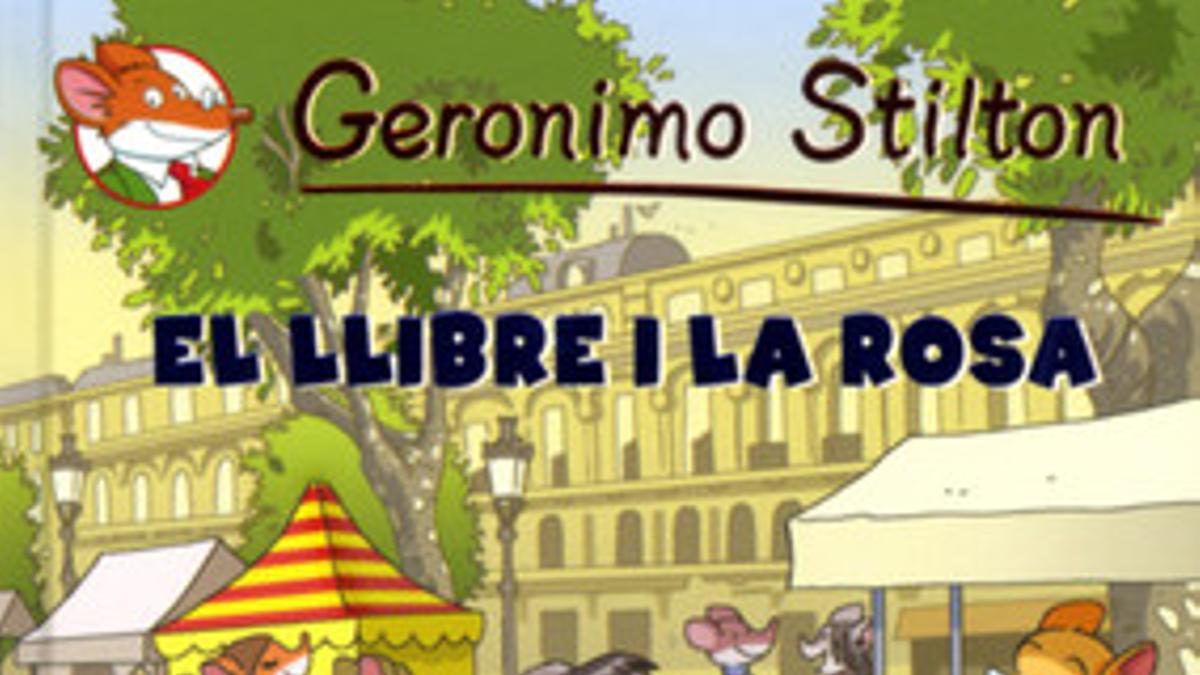 La portada de Gerónimo Stilton, en catalán.