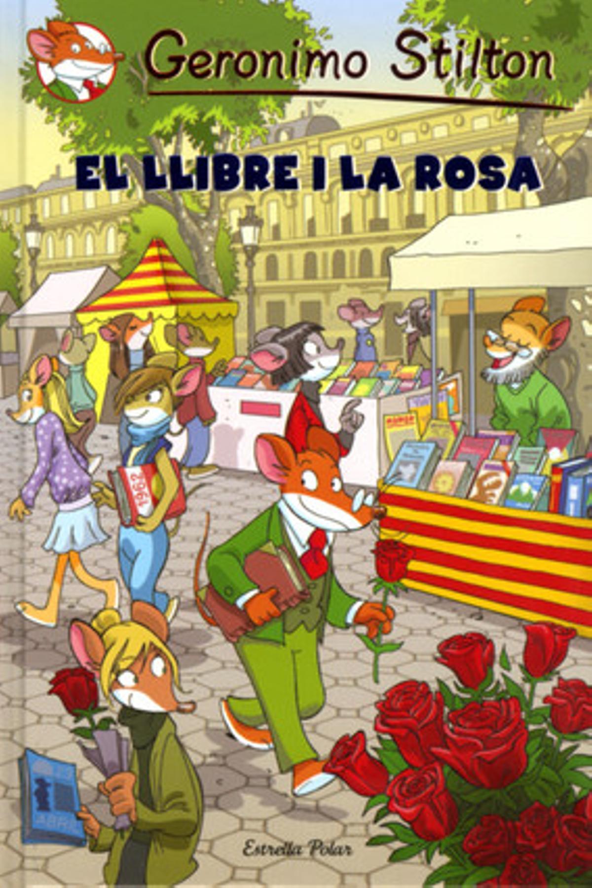 La portada de Geronimo Stilton, en català. La portada de Geronimo Stilton, en català.