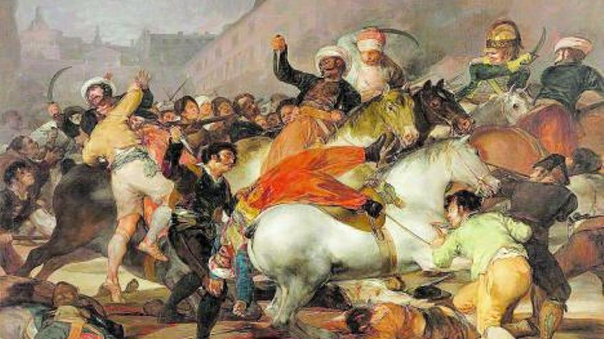 ‘El dos de mayo de 1808 en Madrid’ o ‘La lucha con los mamelucos’, de Goya.
