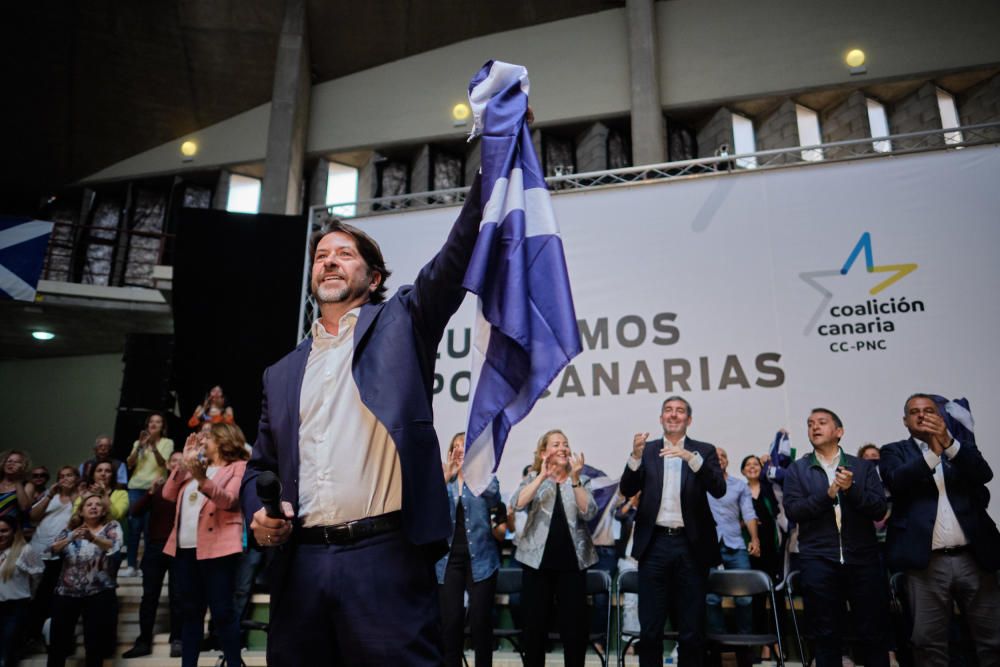 Acto electoral de CC-PNC de Fernando Clavojo