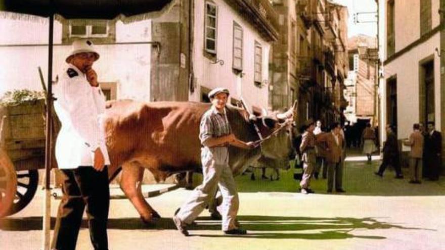 Una mirada al pasado de Santiago en color: así era la Compostela de principios del siglo XX