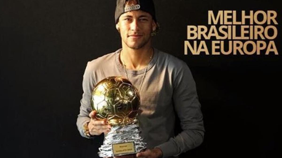 Neymar, mejor brasileño de Europa