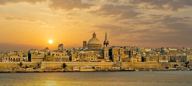 Vista de Valletta desde Sliema