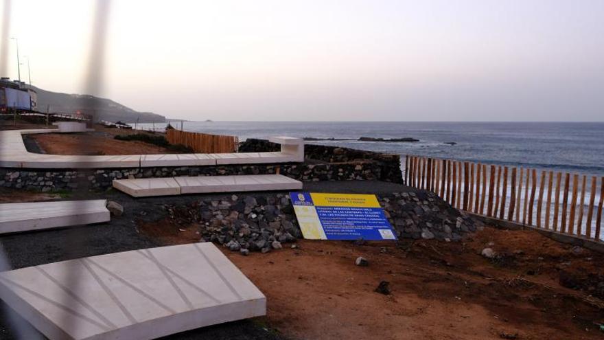 Las obras del mirador del Lloret, abandonadas