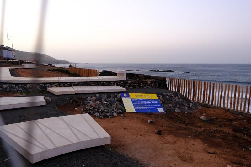 Las obras del mirador del Lloret, abandonadas