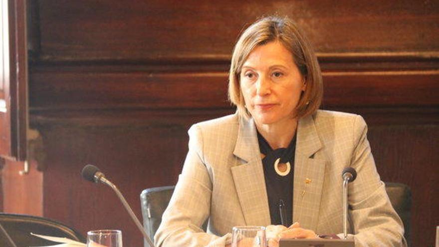 La presidenta del Parlament, Carme Forcadell