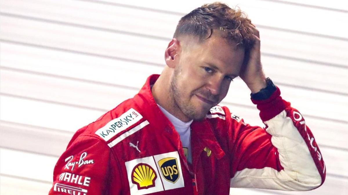 Vettel, resignado con el rendimiento de Ferrari