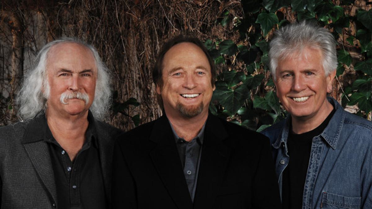 David Crosby, Stephen Stills y Graham Nash, en una imagen promocional.