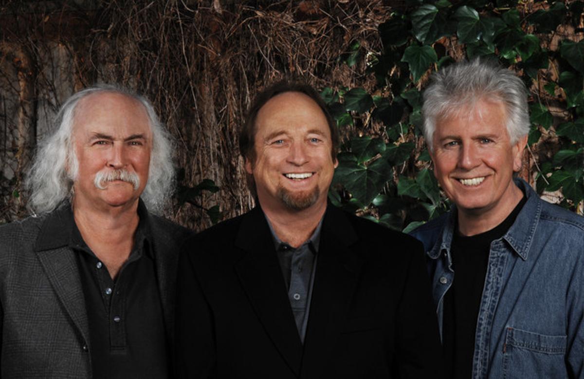 David Crosby, Stephen Stills y Graham Nash, en una imagen promocional.