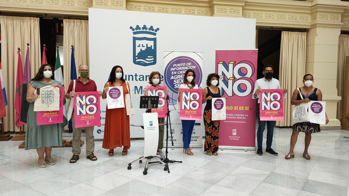 Acto de presentación de la campaña 'No es no. Sólo sí es sí' contra la violencia sexual