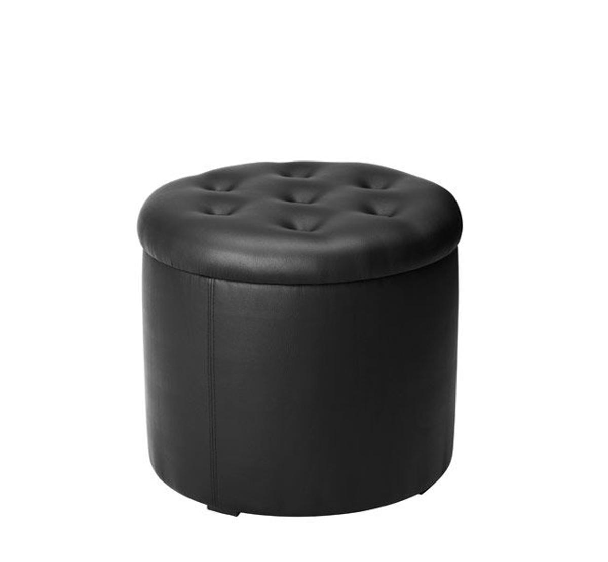 OMedelbar de Ikea: puff negro