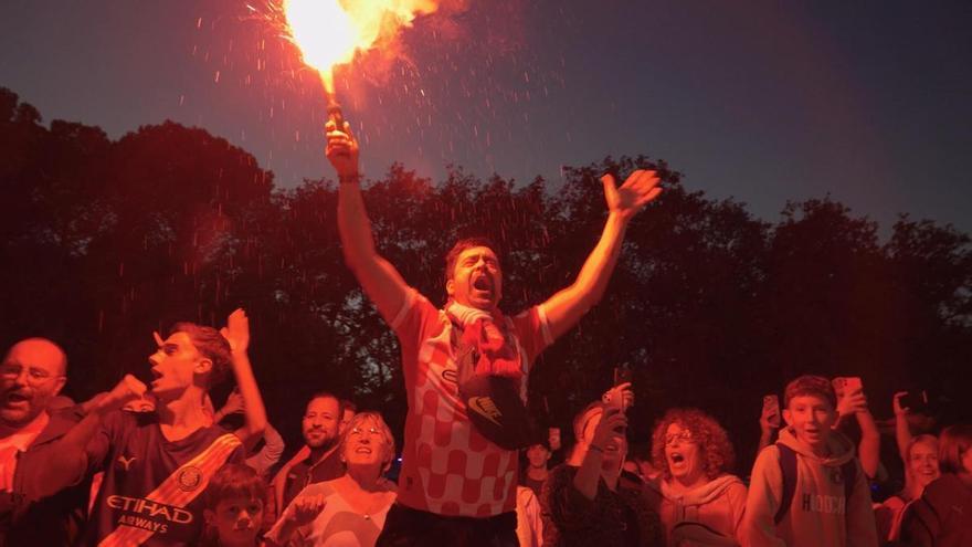 El Girona apela a la memoria y al corazón de su afición antes de jugarse la permanencia ante el Elche