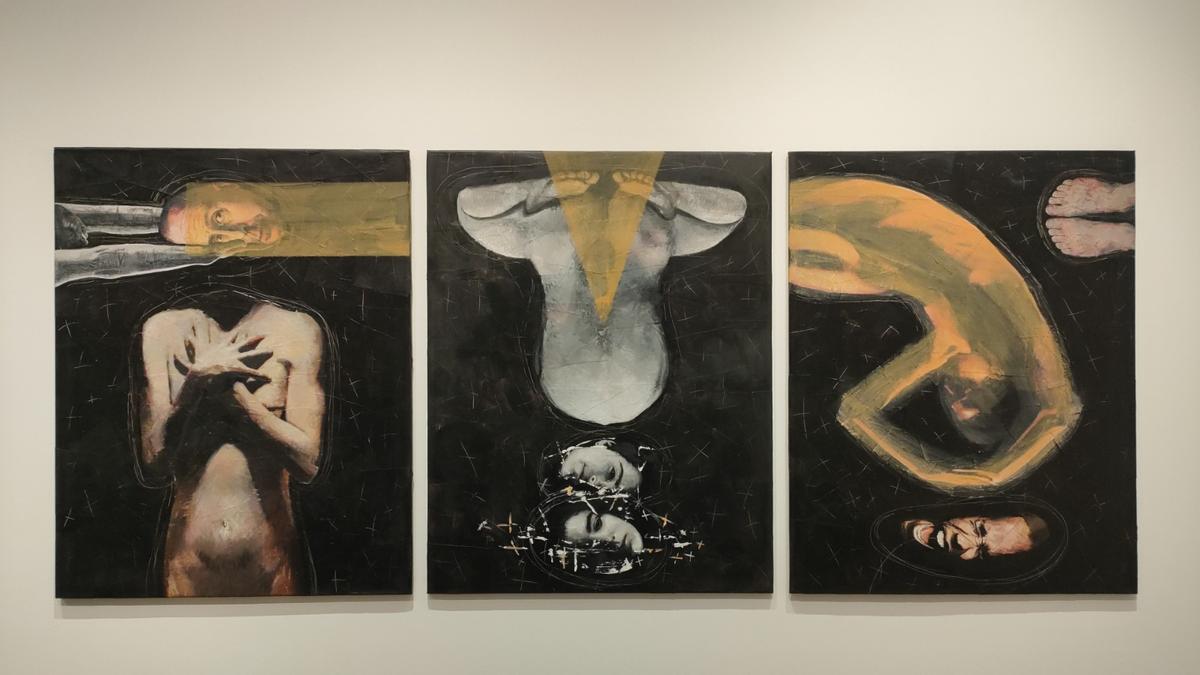 La sala de exposiciones temporales del MACE acoge la muestra 'El espíritu de la materia' del pintor valenciano Paco Santana