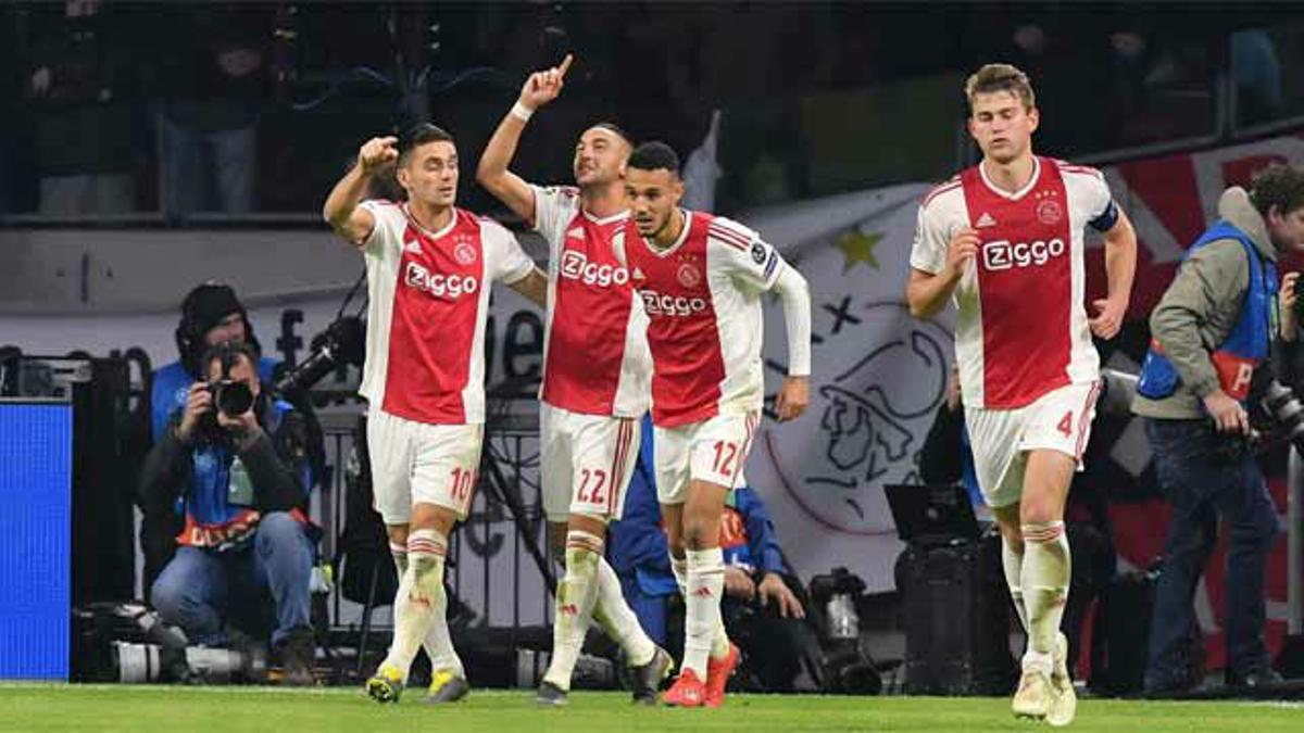 A la segunda fue la vencida: marcó Ziyech y dio esperanzas al Ajax