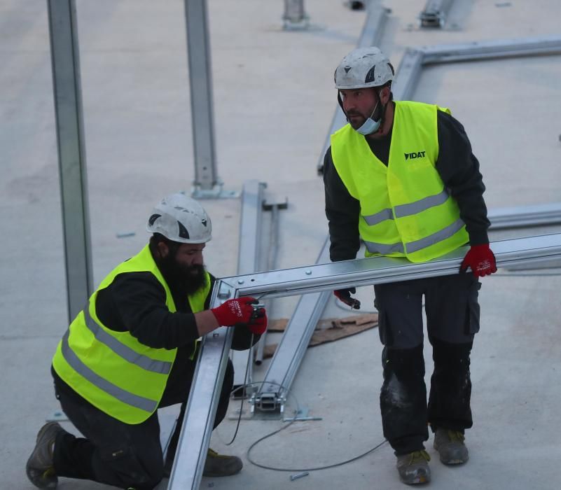 Así avanzan las obras del hospital de campaña