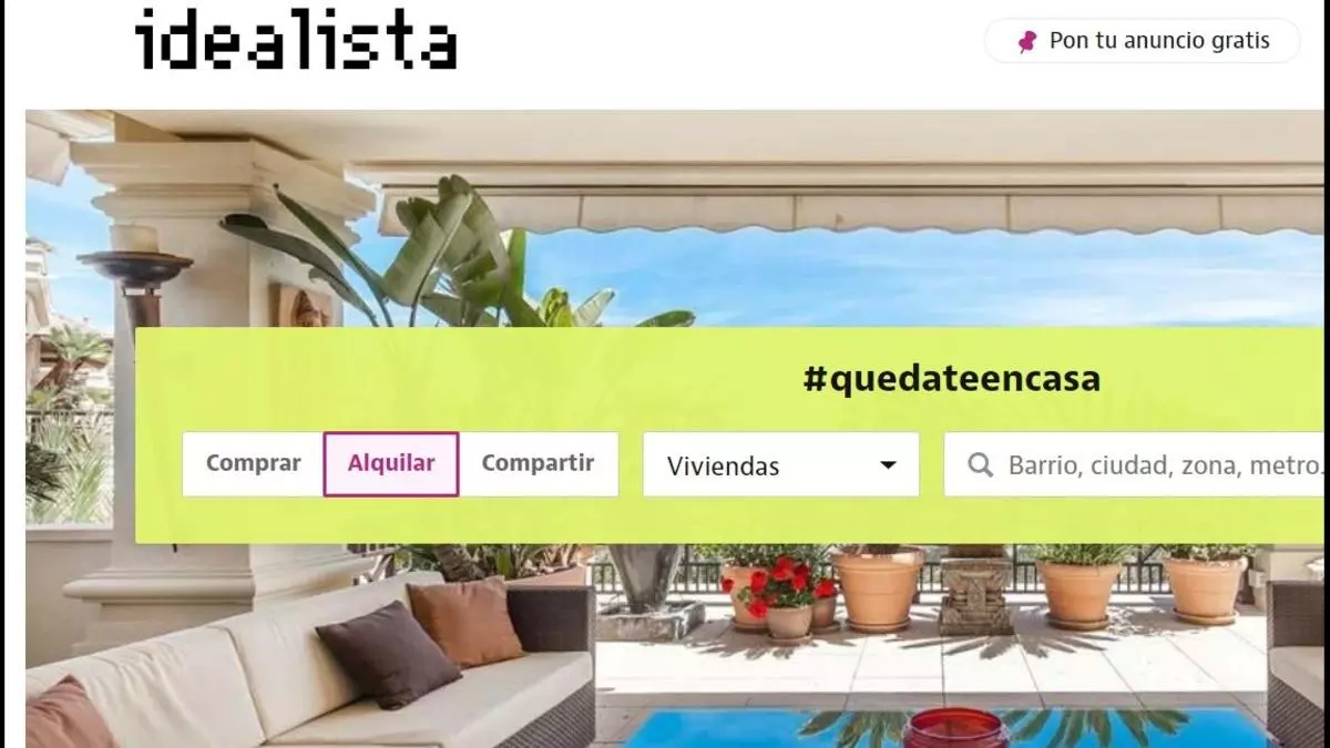 La oferta de alquileres en España crece un 63% por la pandemia