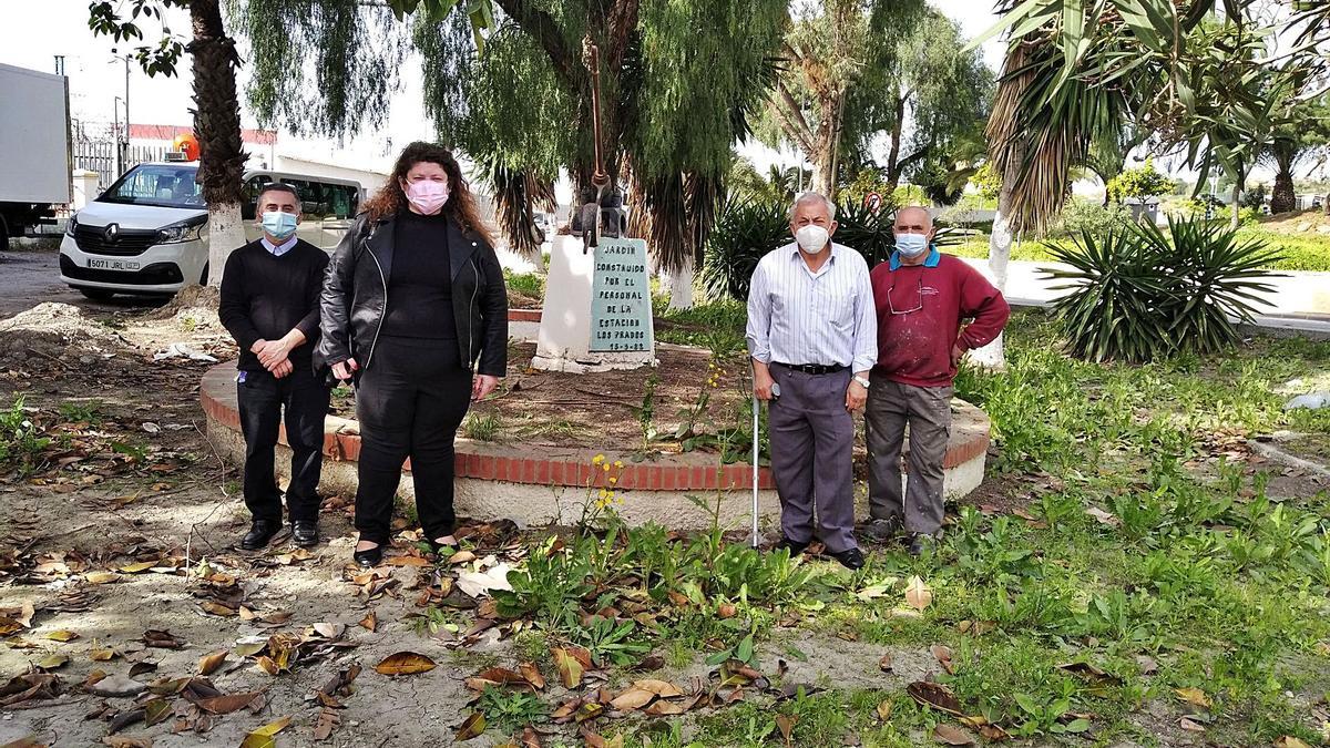 El jardín creado por los ferroviarios