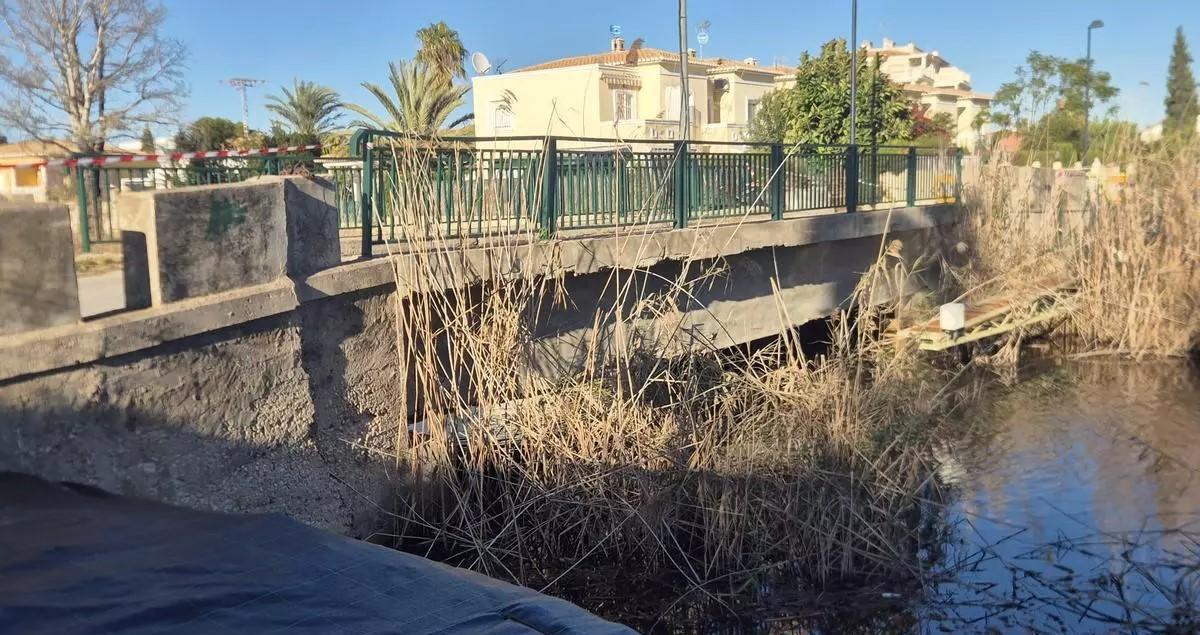 El maltrecho puente del Tollinero
