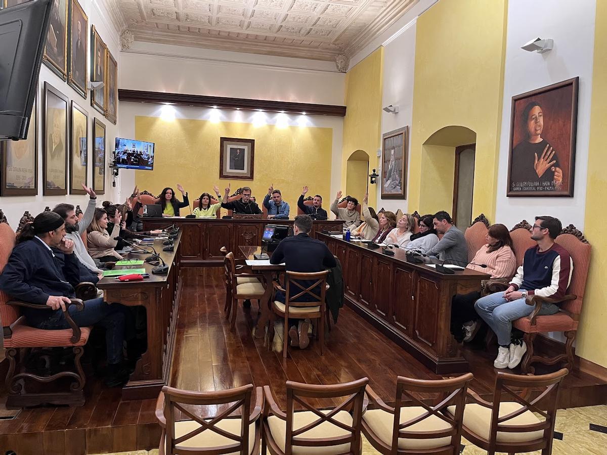 Una imagen del pleno celebrado el martes en Manacor.