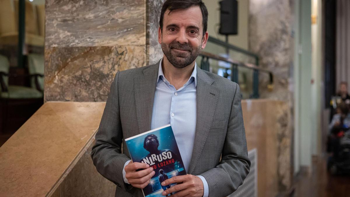 David Lozano antes de la presentación de 'Intruso'.