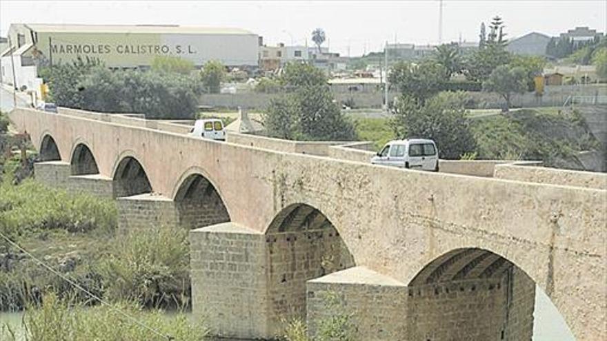 Almassora y Vila-real, juntos para proteger el puente de Santa Quitèria