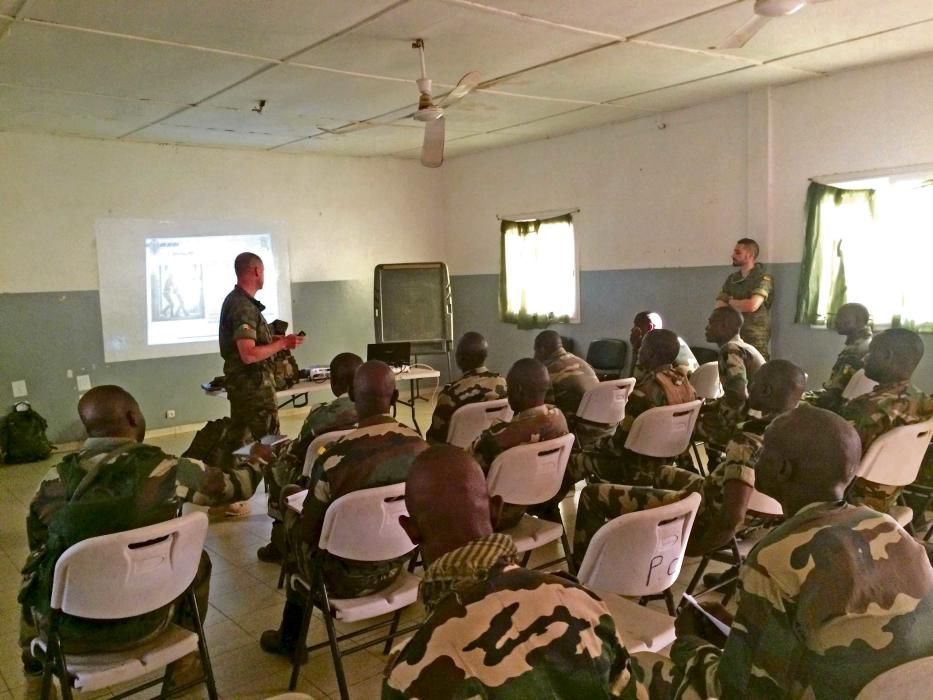 Militares de Mallorca instruyen en lucha antiterrorista en África