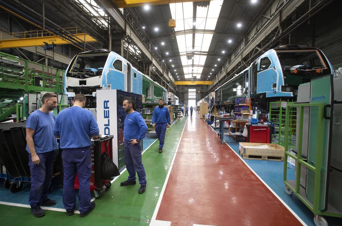 Interior de la fábrica de Albuixech, en una imagen de archivo.