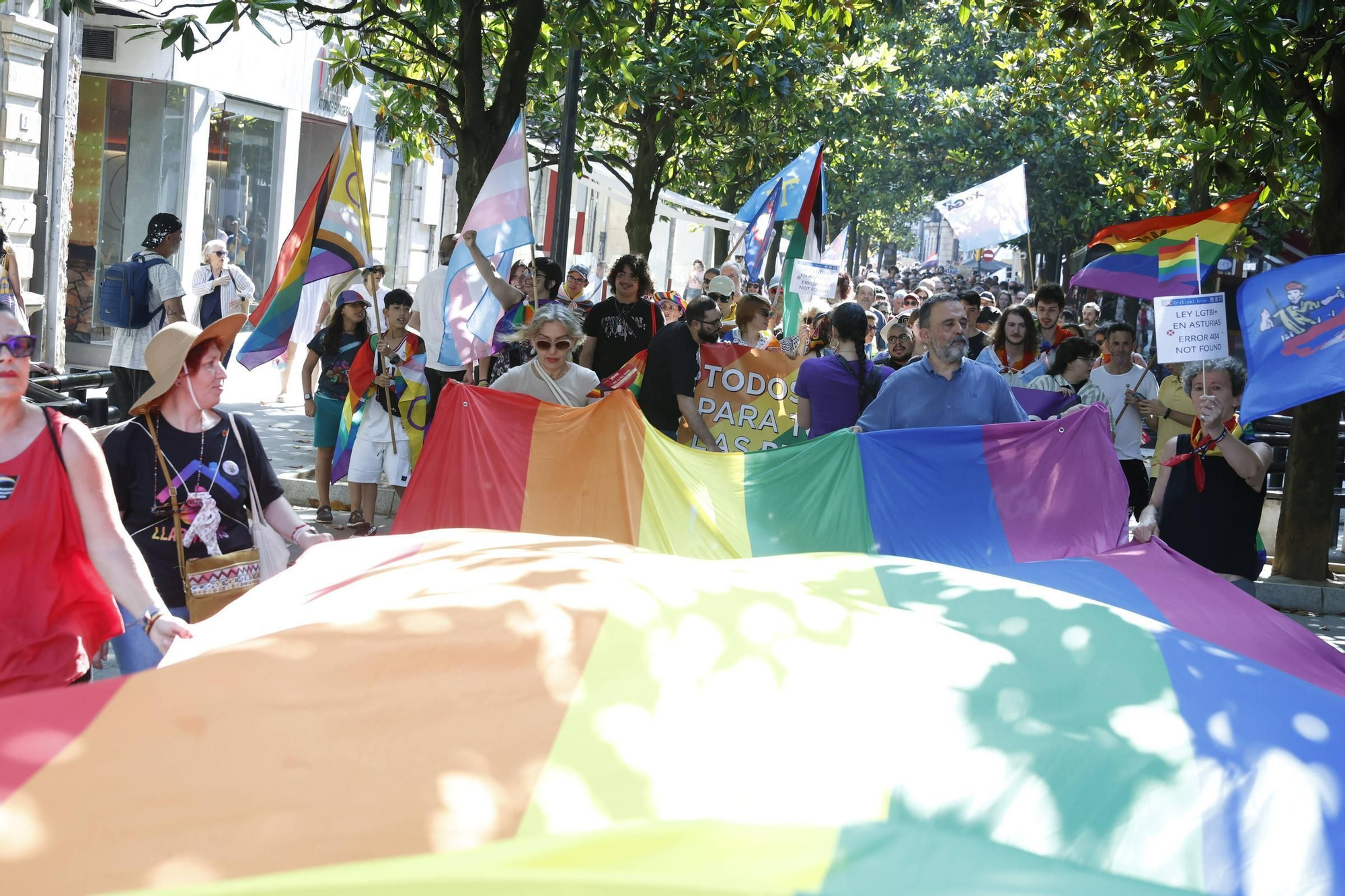 Así fue el desfile del Orgullo en Gijón (en imágenes)
