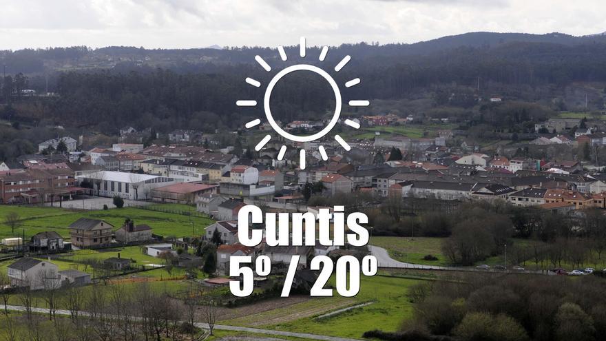 El tiempo en Cuntis: previsión meteorológica para hoy, lunes 27 de octubre