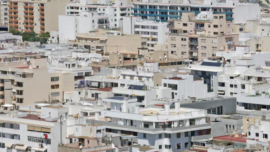 Vista panorámica de la ciudad de Ibiza.