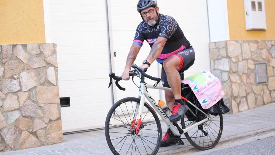 Juan M. Fernández, Ferdy, amb la seva bici.