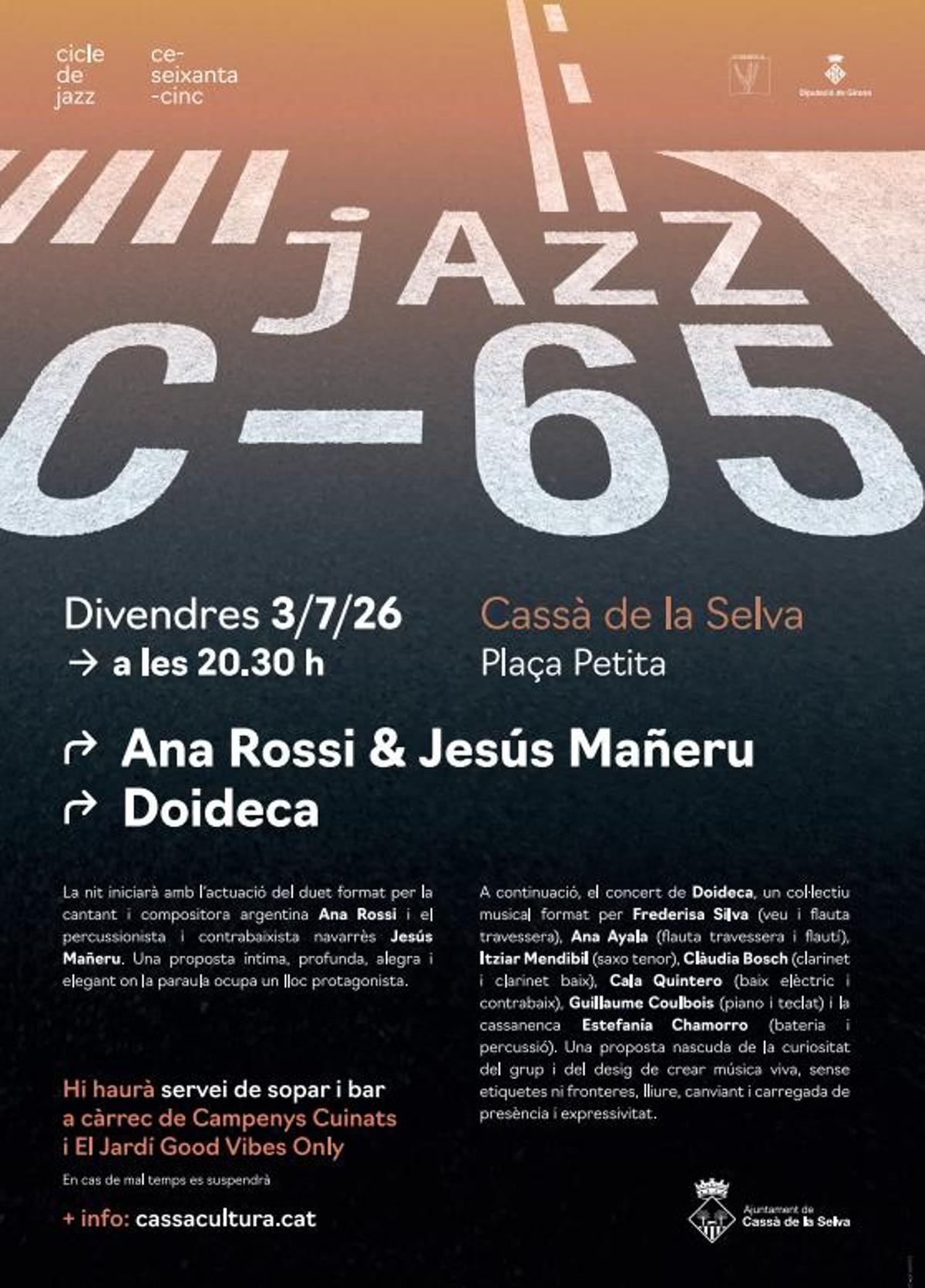 El cartell del festival.