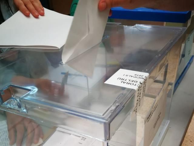 Una urna durante las últimas elecciones municipales en 2019