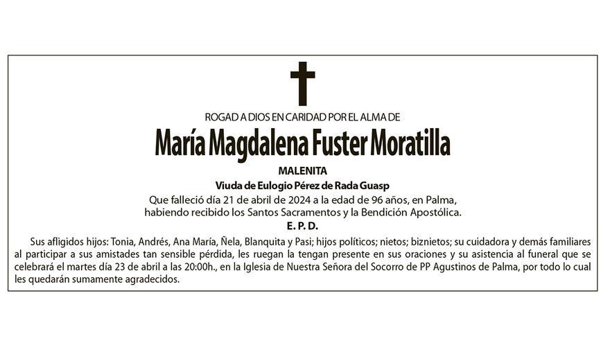 María Magdalena Fuster Moratilla