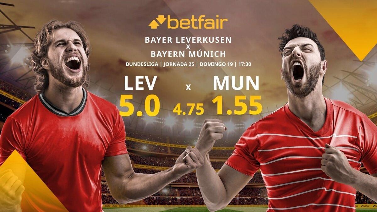 Bayer 04 Leverkusen vs. Bayern de Múnich: alineaciones, horario, TV, estadísticas y pronósticos