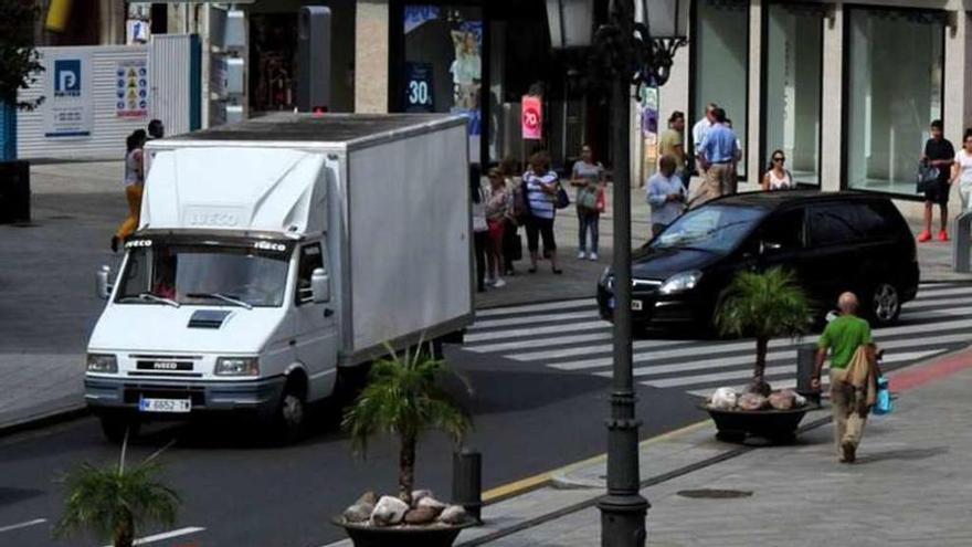 La plataforma para la instalación del obelisco. // Iñaki Abella